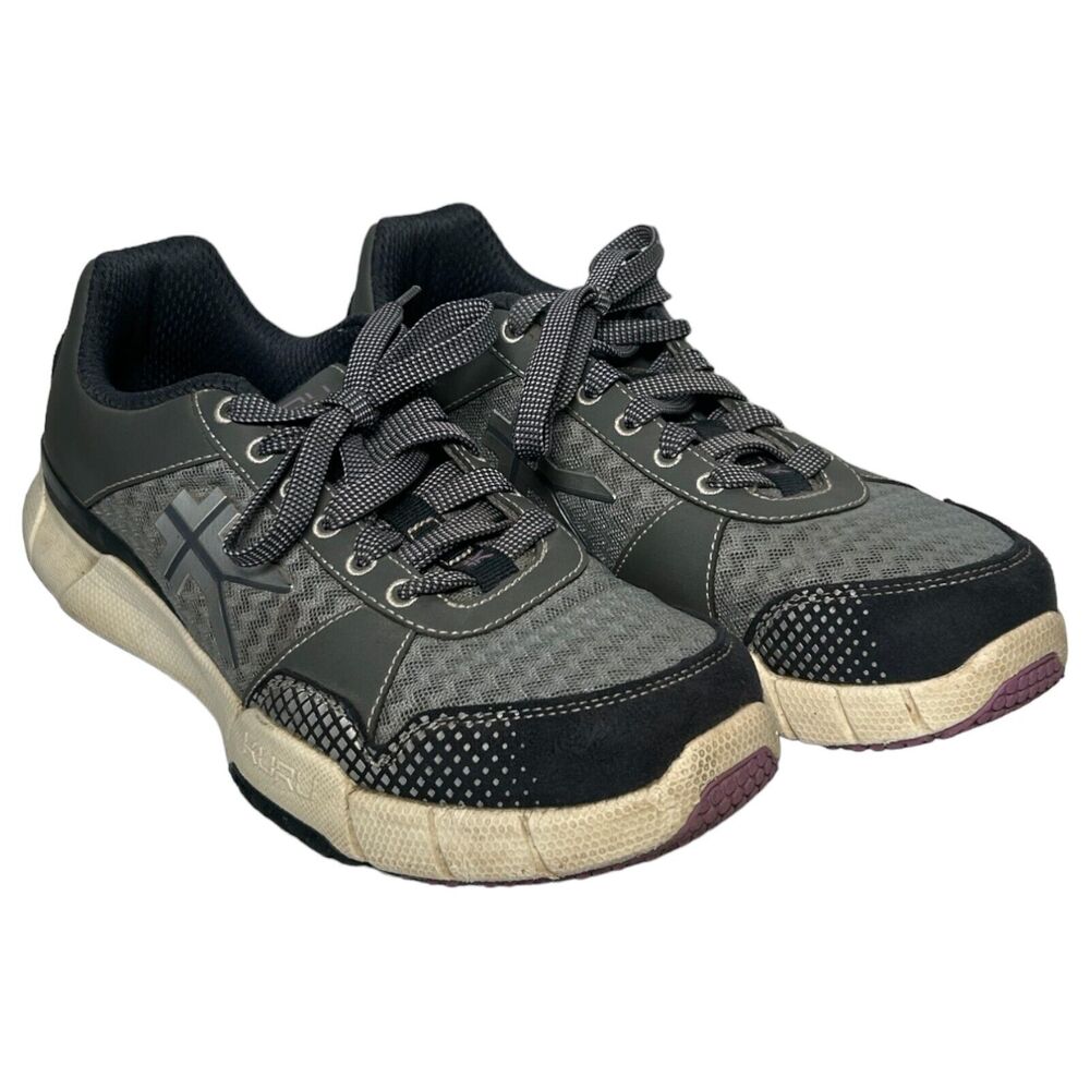 Kuru Quantum Running Sneakers Womens Sz 8.5M Gray Mesh Low Top Lace Up 201323E85